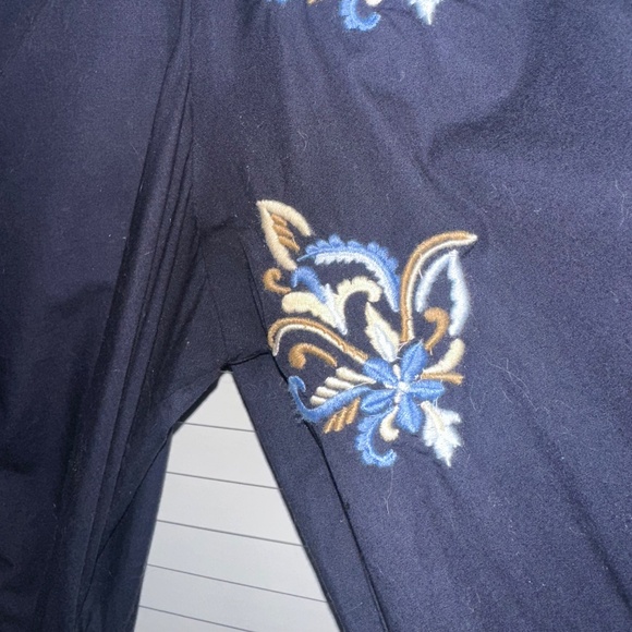 NWT Shoshanna Navy Blue Barkley Mini Dress with Embroidery 2 - Picture 15 of 15